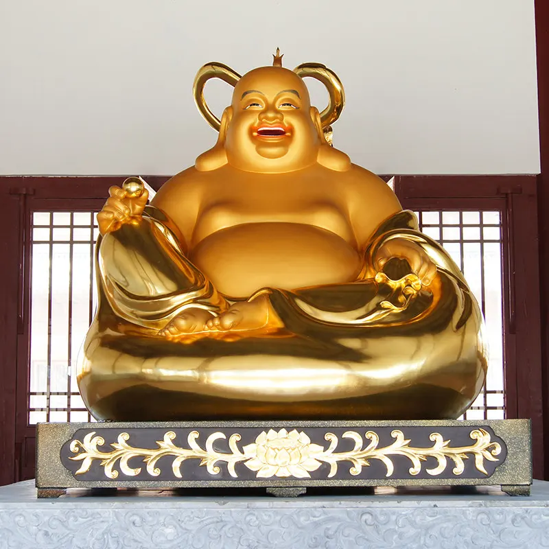 1,76 metriä korkea Maitreya Buddha -patsas