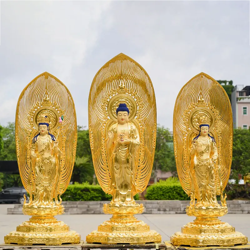 180 cm Taiwan puhdasta kuparia Guanyin Bodhisattva Buddha patsas