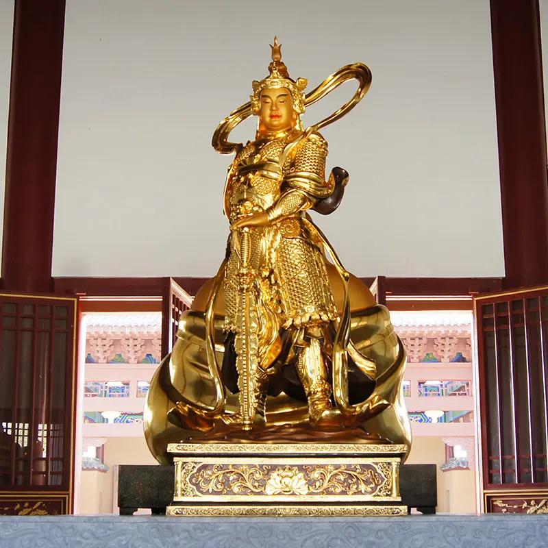Pronssinen 1,96-metrinen Vajra Bodhisattva -patsas
